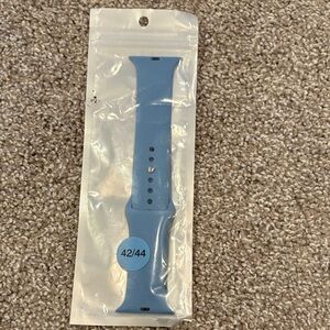 Silicone Sport Replacement Wristband for 42/44mm Smartwatches - Light Blue